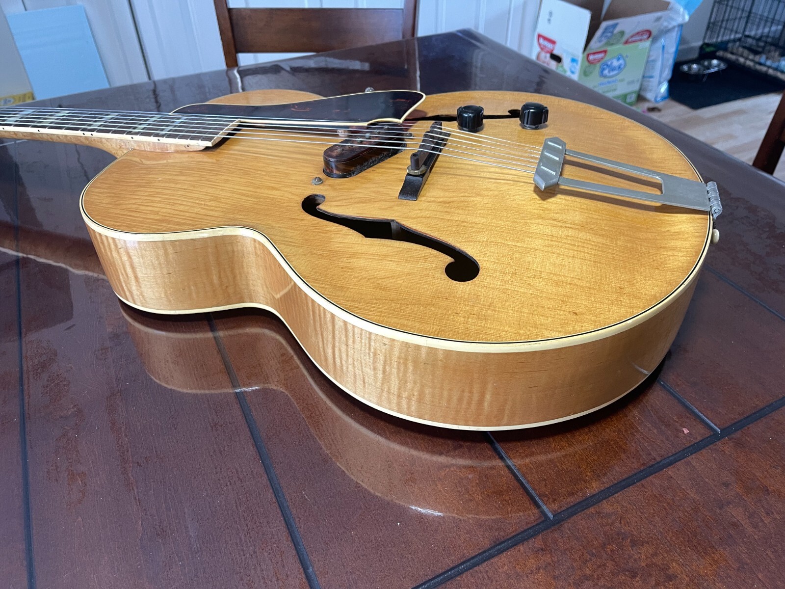 1941 Gibson ES-300 Arch Top Blonde Hollow Body Electric Guitar NICE EXAMPLE