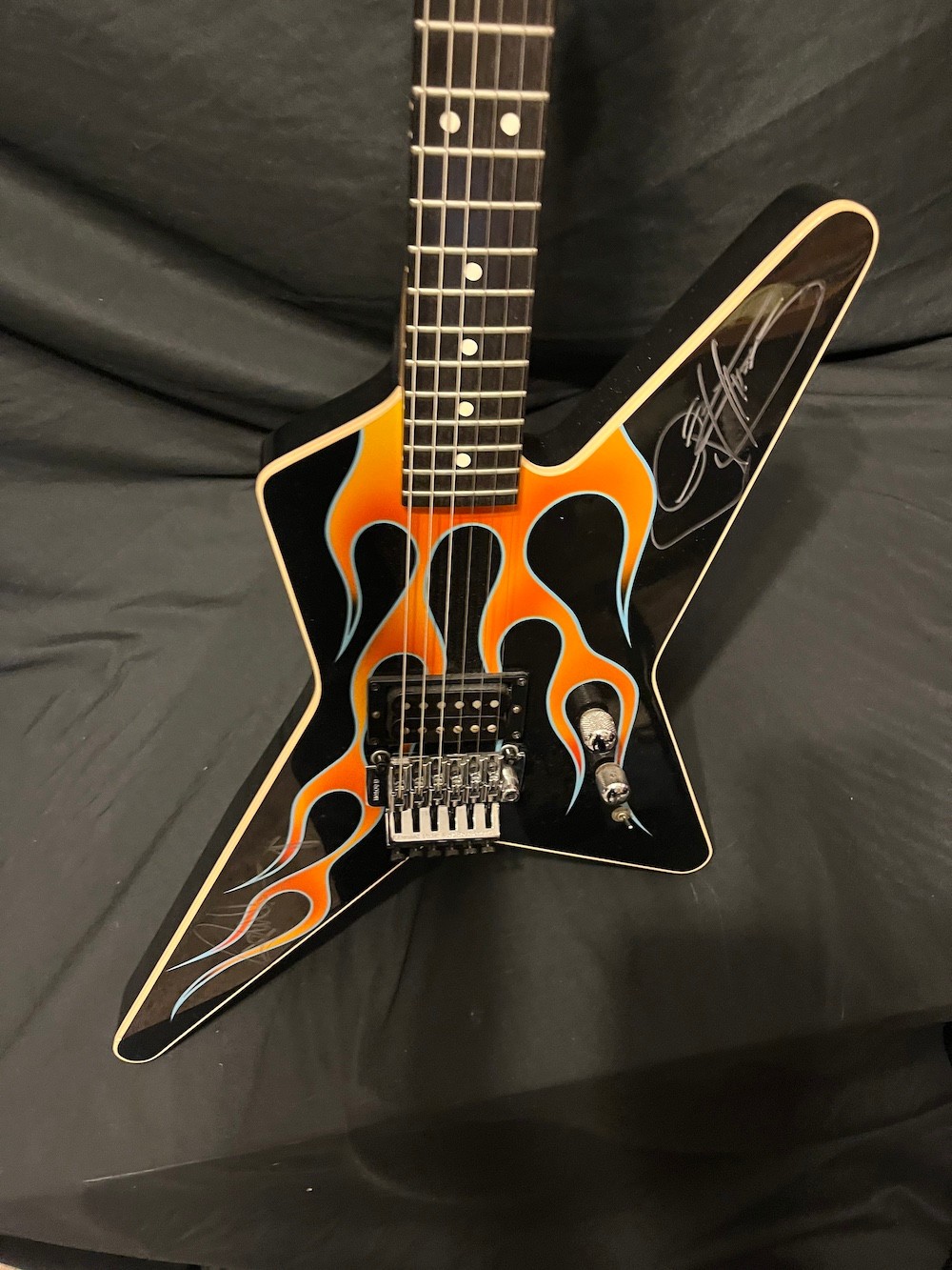 1983 Charvel USA Star Guitar Hot Rod Flame Owned by Paul Stanley of Kiss W/OHSC
