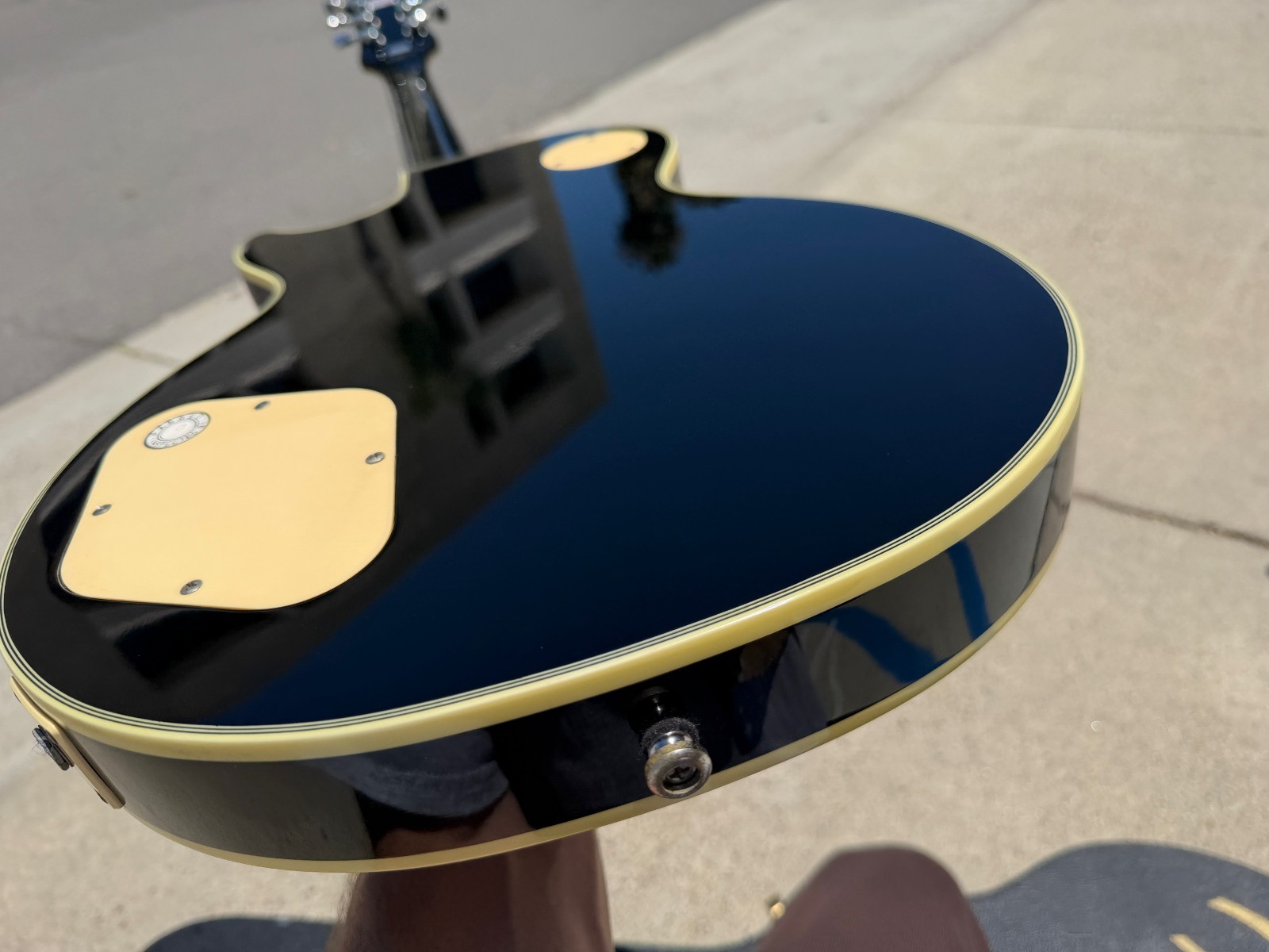 2000 Epiphone Ace Frehley Signature Les Paul Custom Black Burst -w/ VIDEO