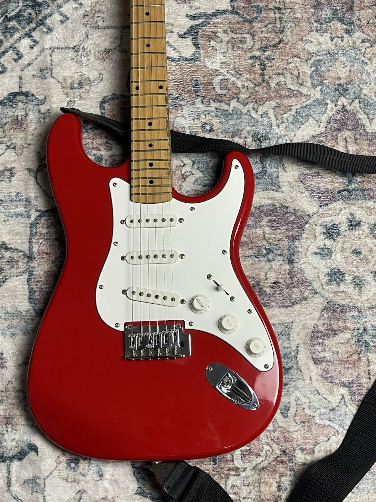 Vintage Epiphone Stratocaster S-series Apple Red White