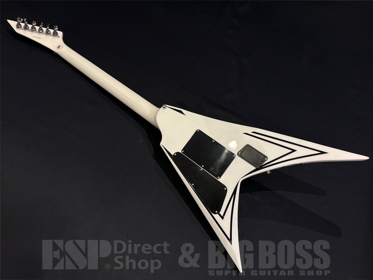 E-II SV White w Black Stripes