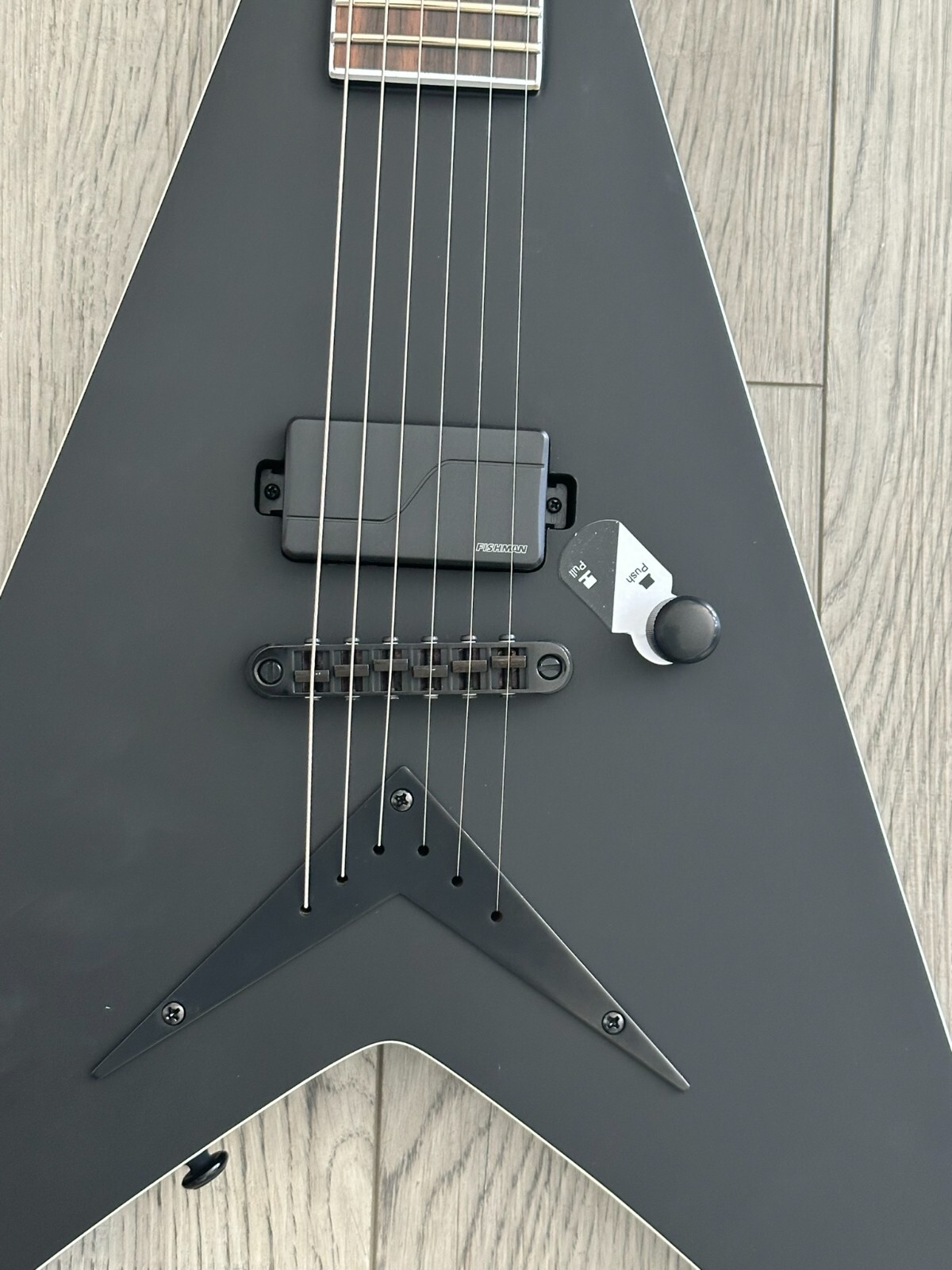 Dean Vengeance V Stain Black Fluence