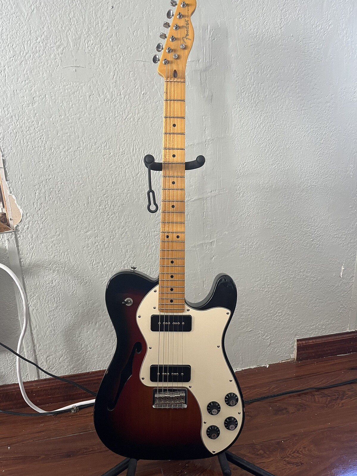 fender modern telecaster thinline W/ P90s Excellent Play. Some Chips. See Pics..