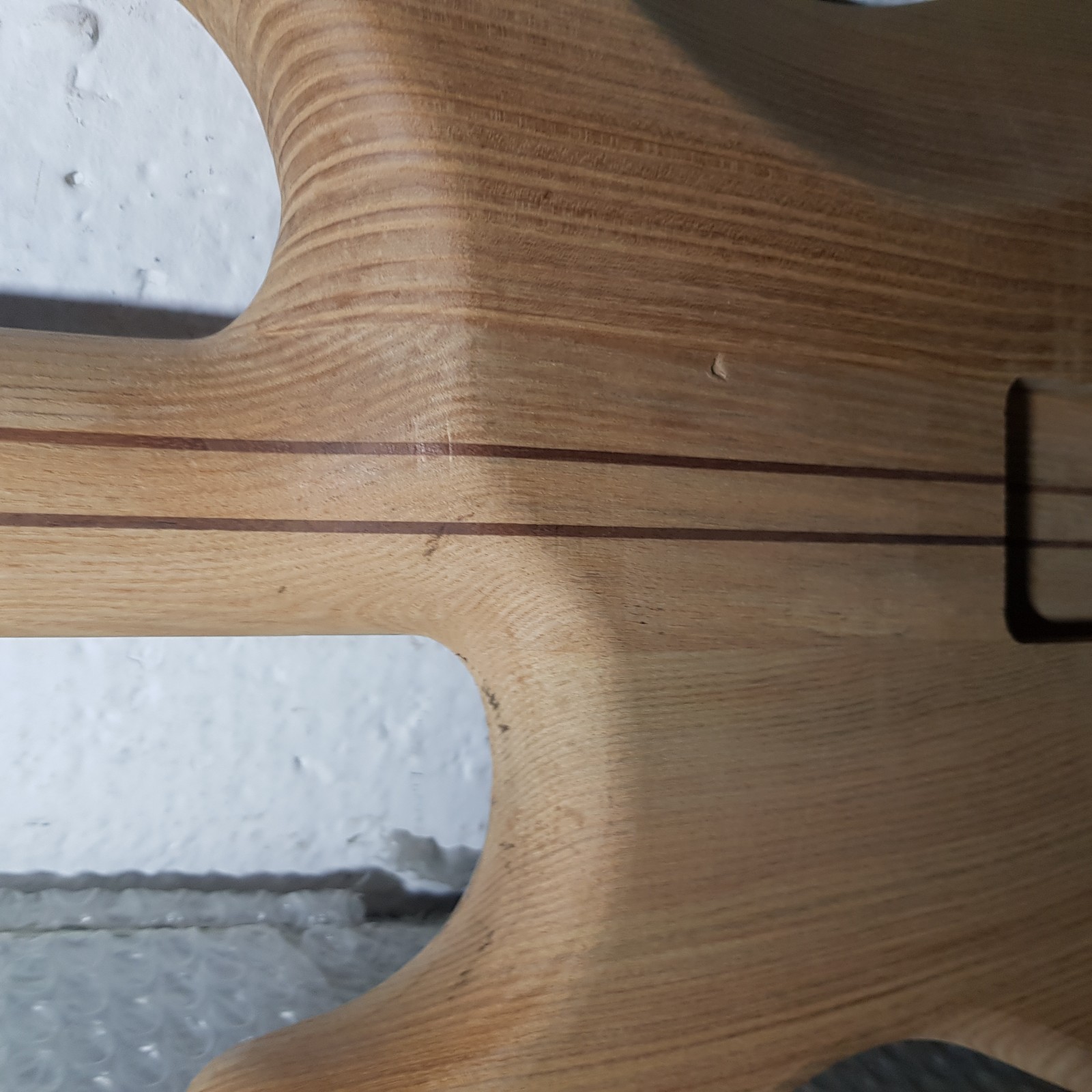 80’s NECK THROUGH SWAMP ASH BODY STR*T – made in GERMANY