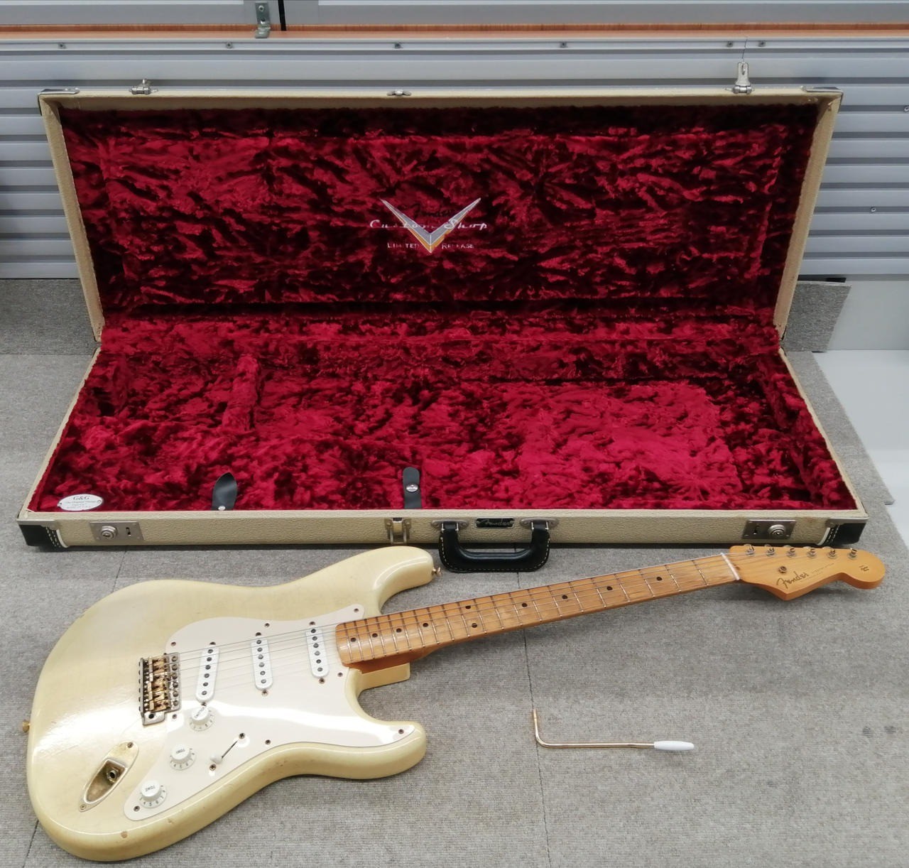 Fender Custom Shop MBS Mary Kaye Stratocaster Relic White USA 2005 E.Guitar