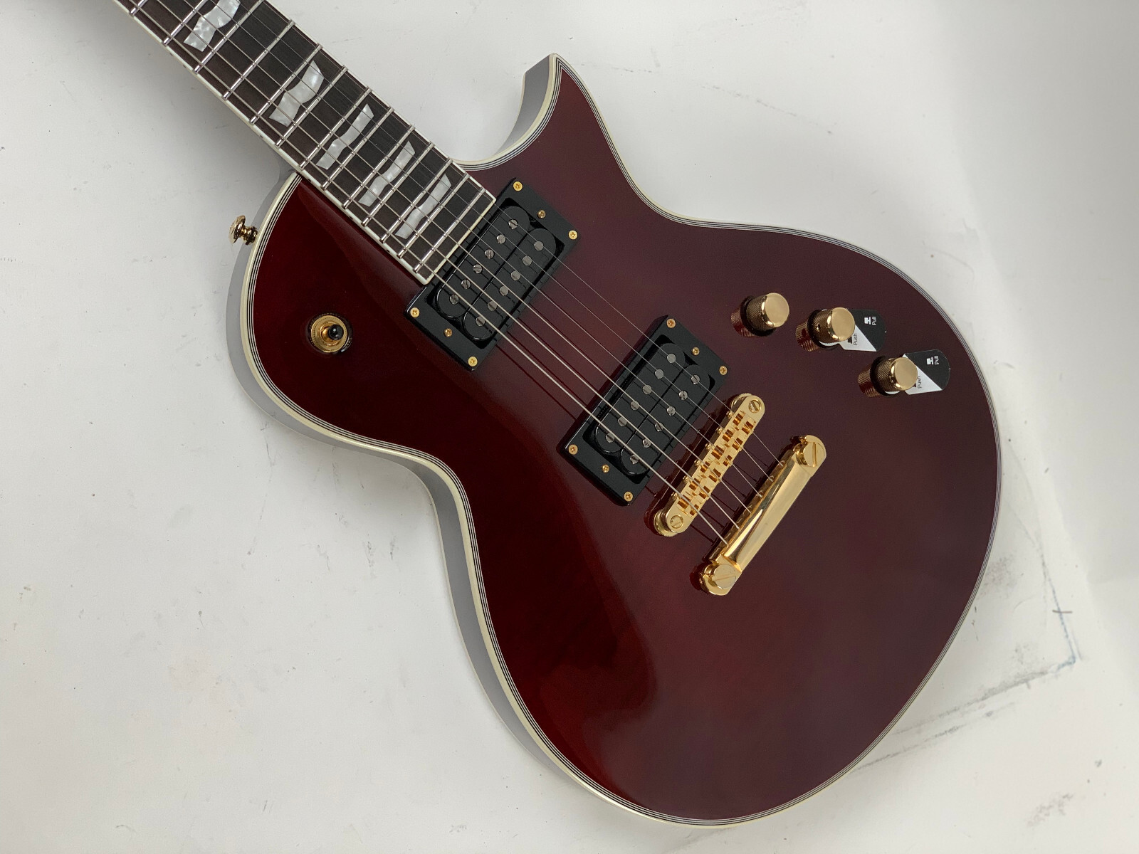 ESP LTD EC-1000T CTM See Thru Black Cherry FM Electric Guitar B-Stock