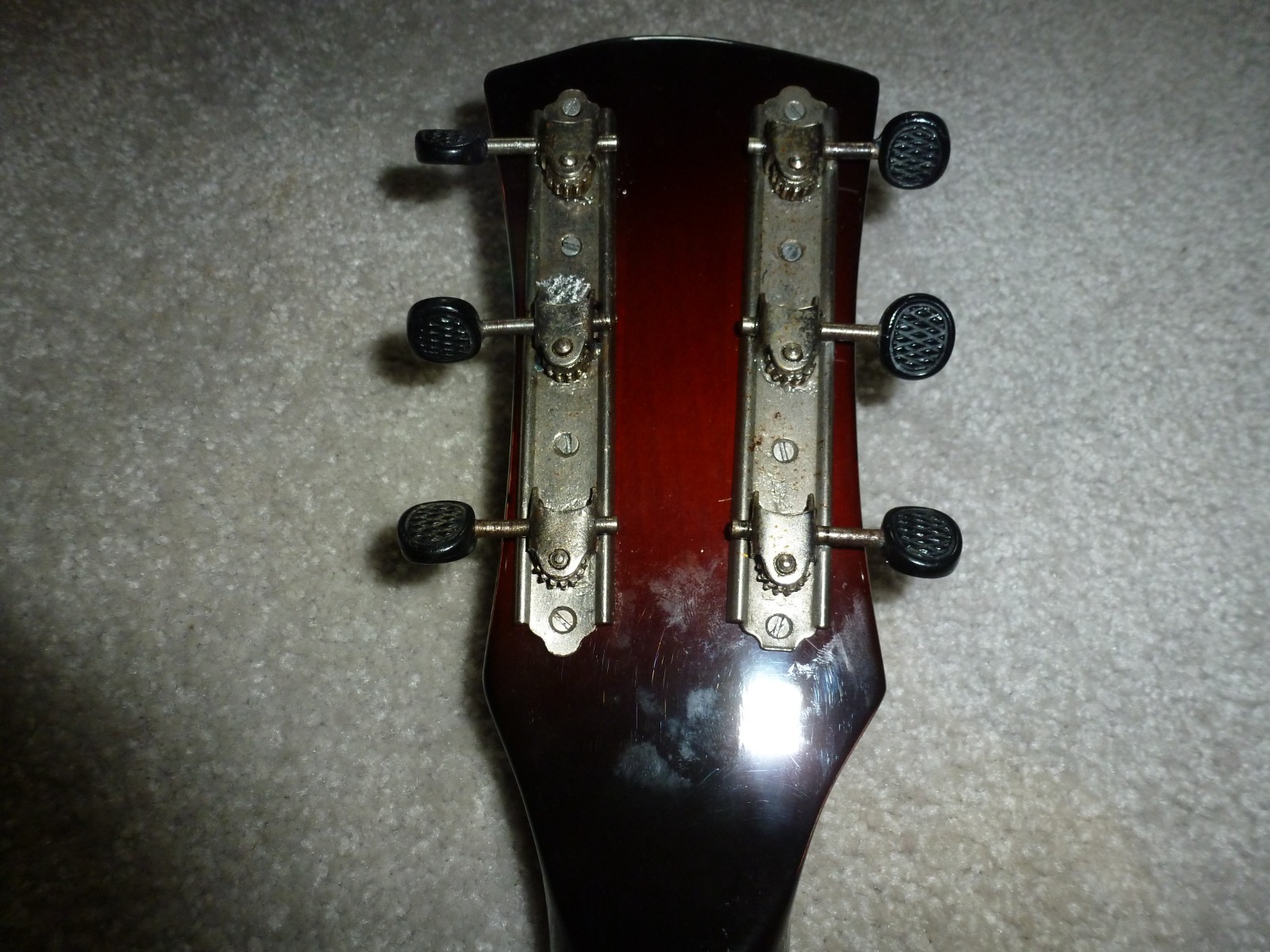 Soviet Ukrainian made hollow body Elec. guitar. PLEASE LOOK