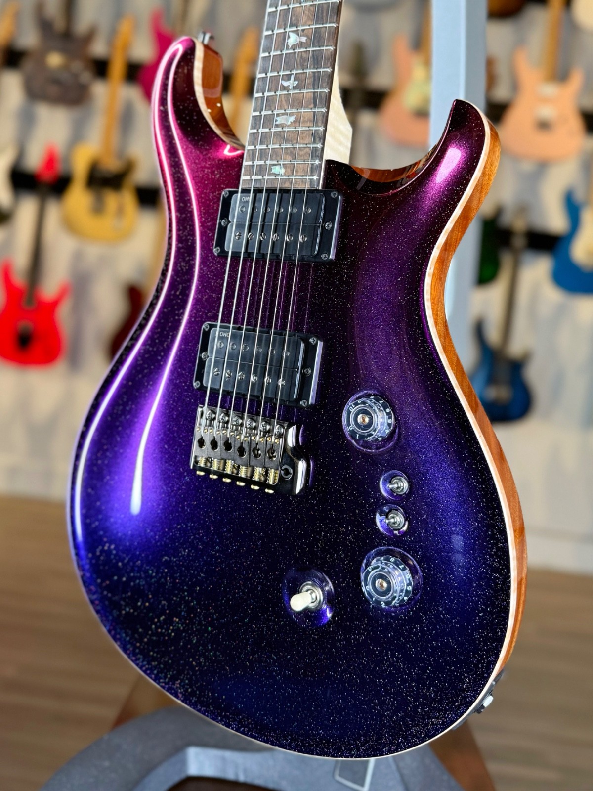 PRS Custom 24-08 Wood Library Sprayer’s Choice – Magenta Purple Colorshift