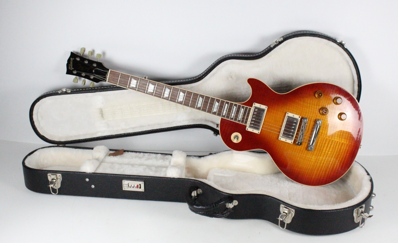 2004 Gibson Les Paul Standard Premium Plus AAA Flame Cherry Burst +OHSC USA
