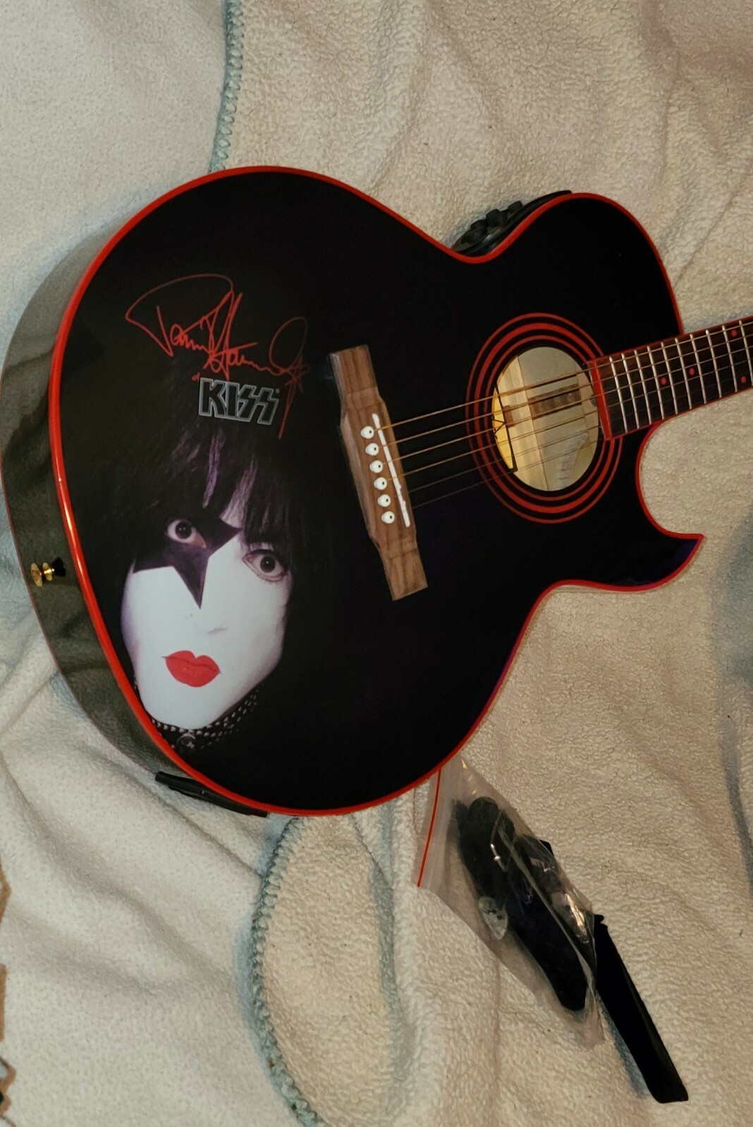 KISS Paul Stanley Signature Acoustic/Electric Guitar washburn ps11e COMPLETE