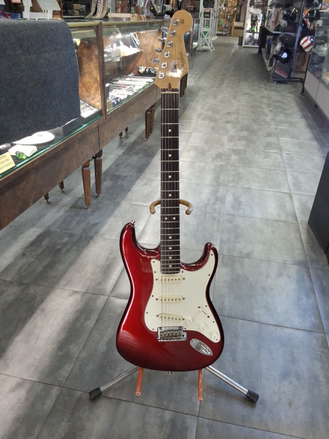 2003 Fender Stratocaster Maple Mexico Fat Red Wine