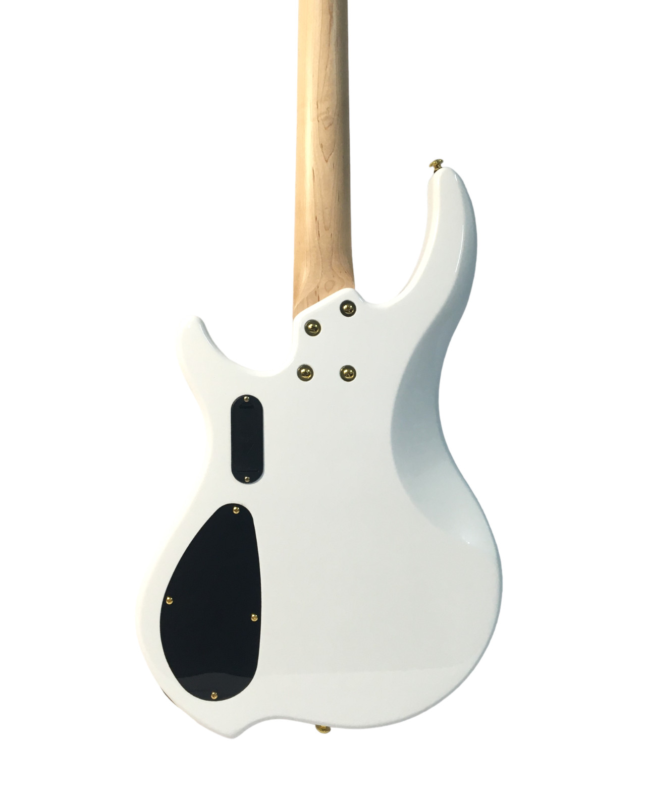 Haze Active Single-Coil Solid Mahogany Hybrid Electric Bass Guitar – HYBRID4PWH