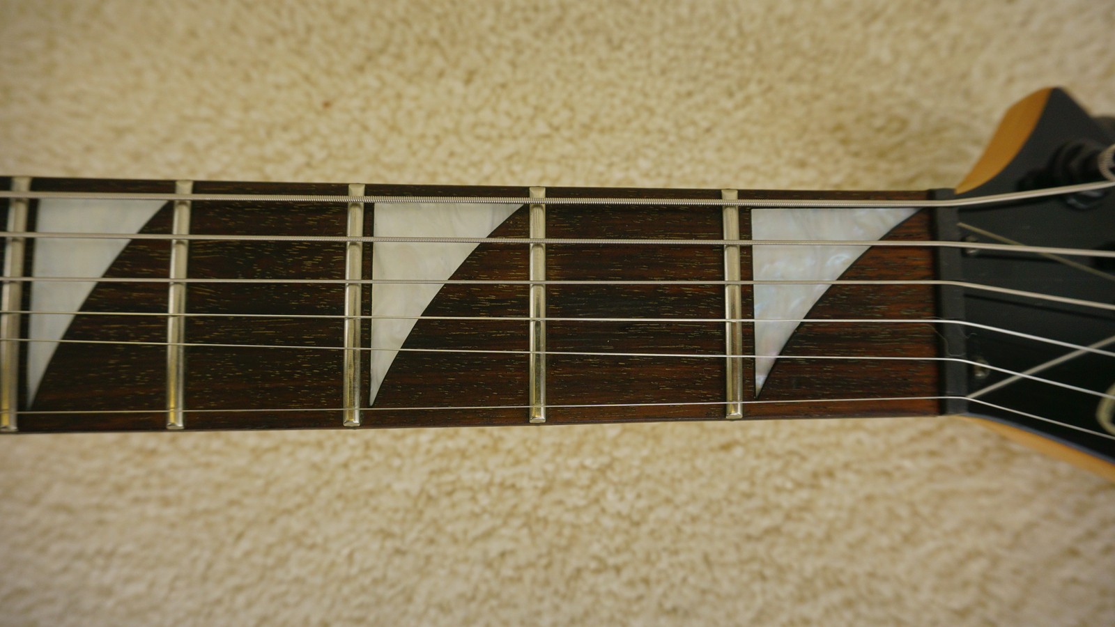 1998 Grover Jackson RR-CU50Q Rhoads Transparent Red Quilt MIJ w/ Jackson Case