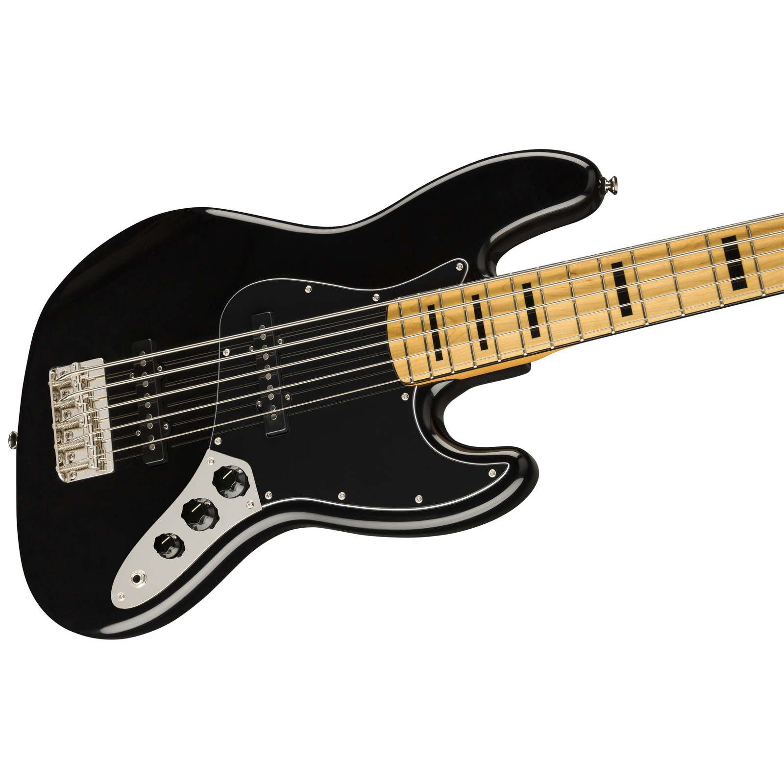 Squier Classic Vibe ’70s Jazz Bass V 5-String Bass Guitar, Maple Fingerboard, Bl