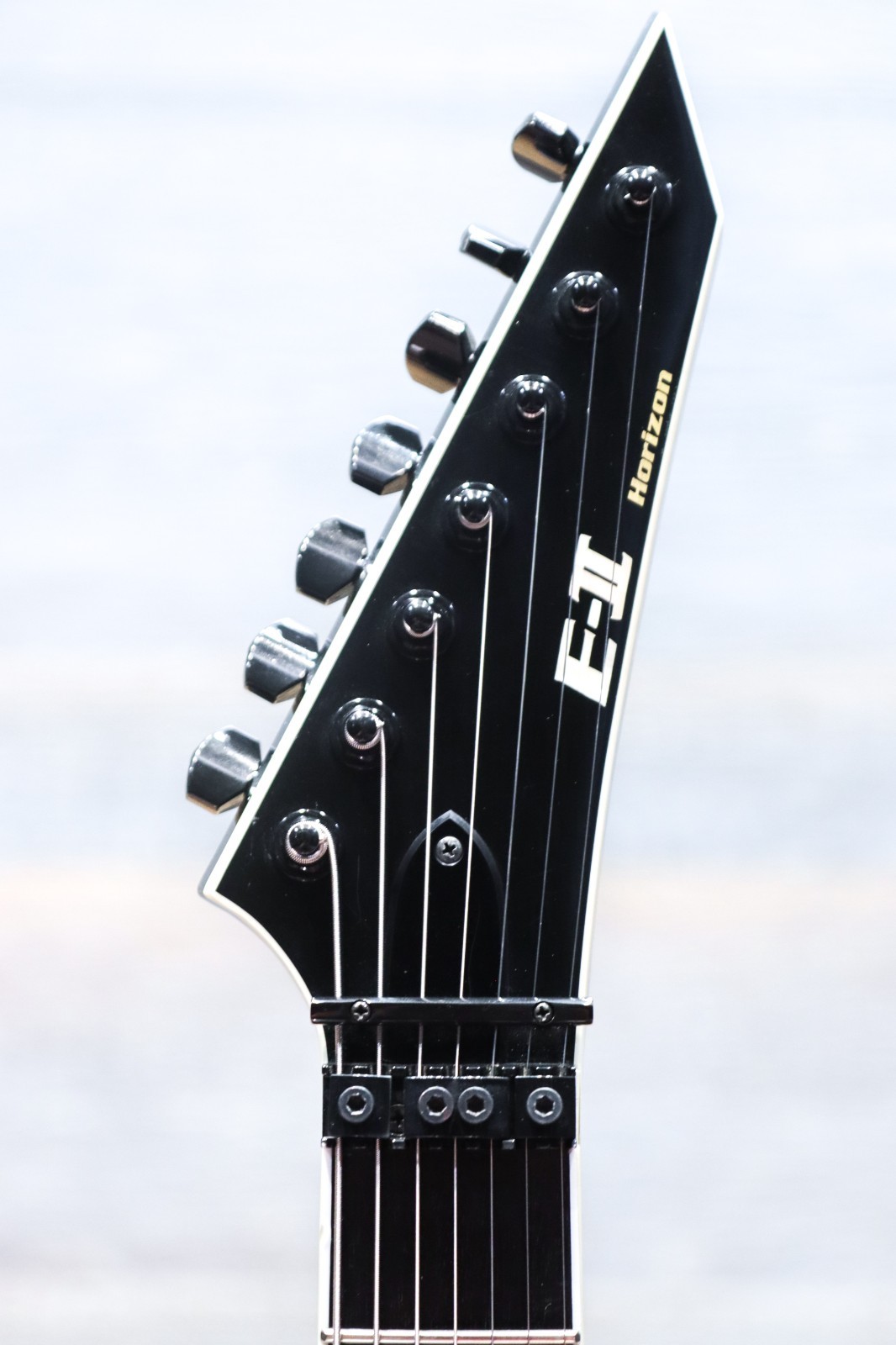 ESP E-II Horizon FR-7 Black with Fishman Fluence Pickups Electric Guitar w/Case