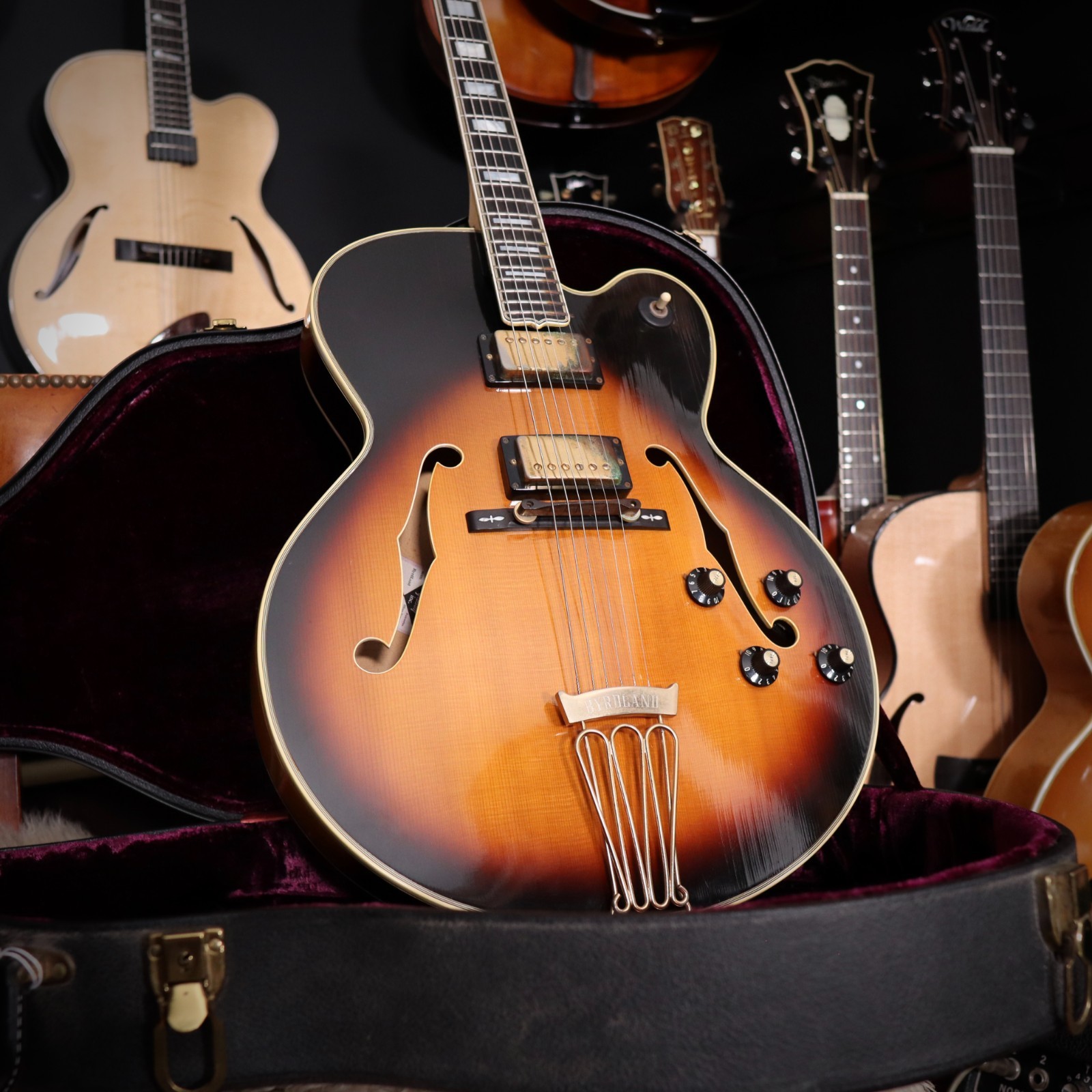 1975 Gibson Byrdland Thinline Electric Archtop – Sunburst
