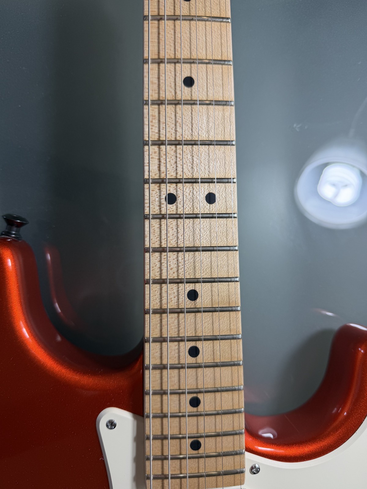 CHARVEL USA SO-CAL CANDY TANGERINE ELECTRIC GUITAR WITH UPGRADES.