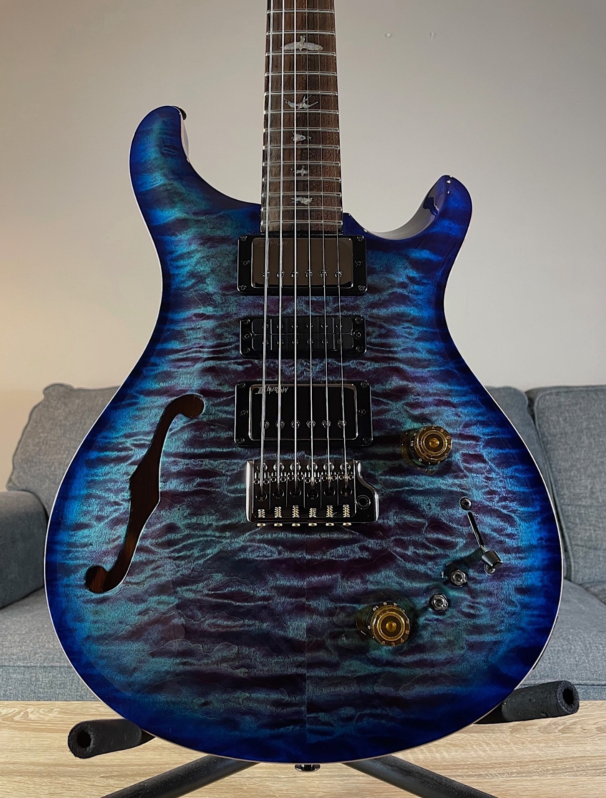 2025 PRS Special 22 Wood Library “Quilted 10-Top” Violet Blue Burst