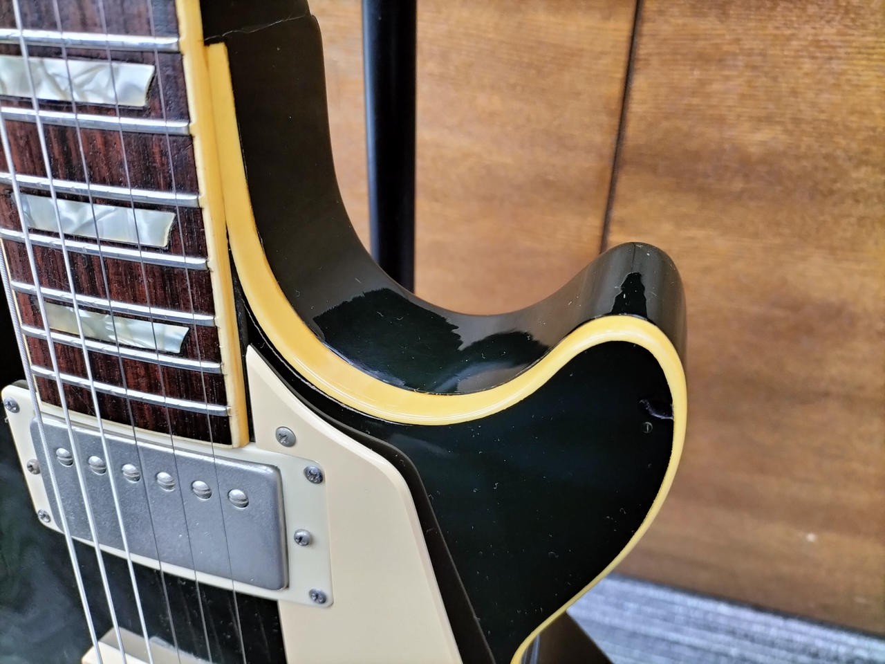 H.S.ANDERSON LP Type JB Model Black Electric Guitar Shipping From Japan　