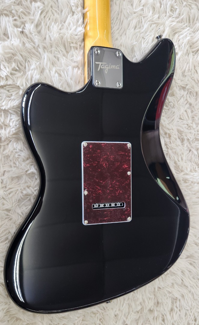 Tagima TW61 BK-DF/TT Offset Electric Guitar w/P90s, Black – B stock – Jazz Mastr