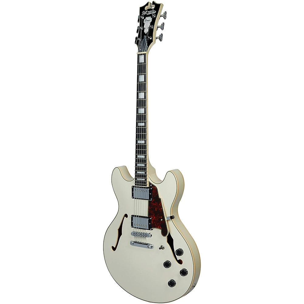 D’Angelico Premier SS SemiHollow Electric Guitar Stopbar Tailpiece Champagne
