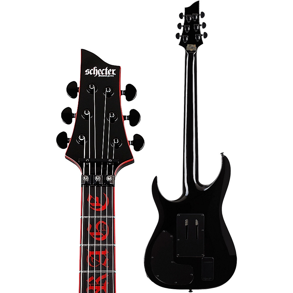 Schecter Guitar Research Sullivan King Banshee6 FRS Guitar Obsidian Blood