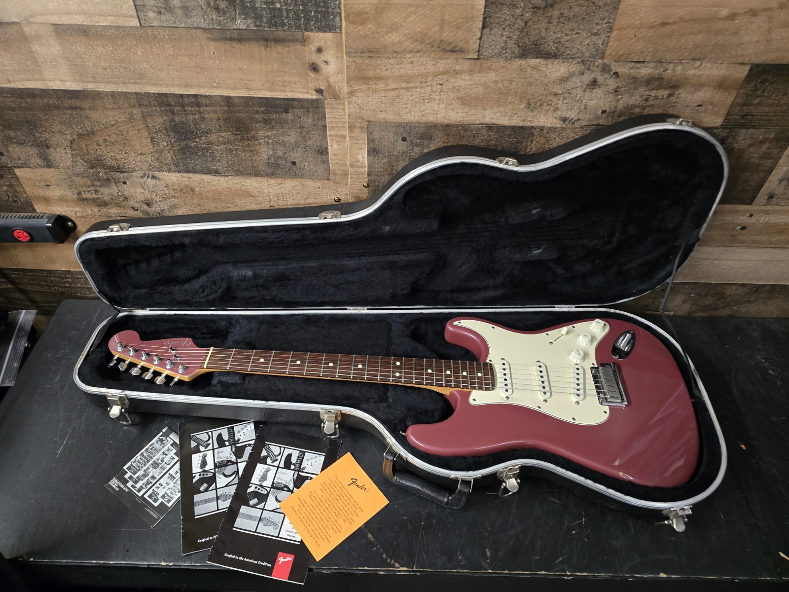 1995 Fender American Standard Stratocaster – Limited Burgundy Mist w/Ohsc
