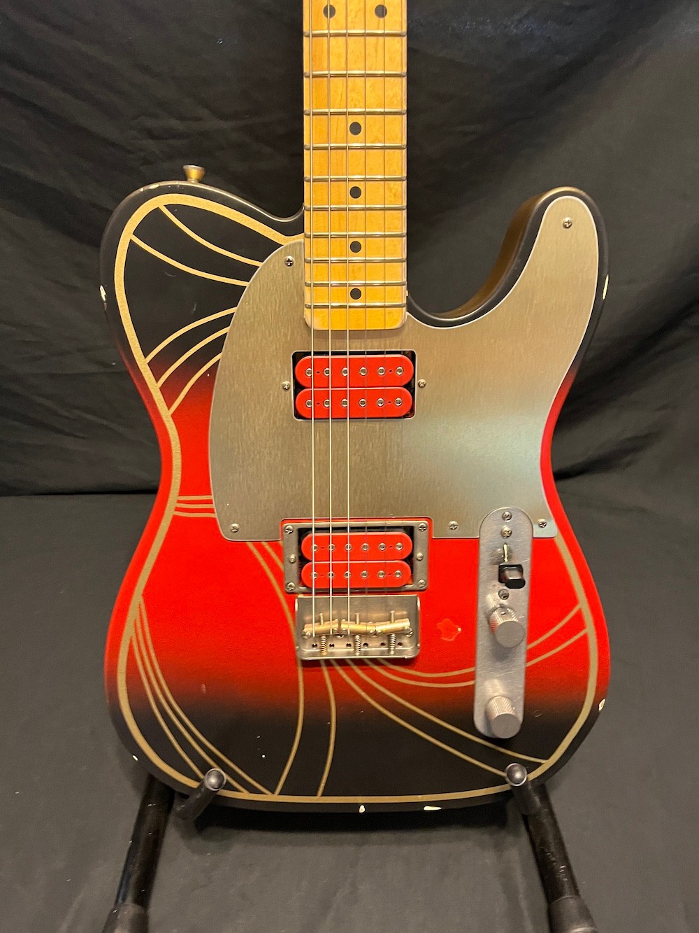2025 Bill Nash T2HB Art Deco Custom Tele Guitar W/OHSC