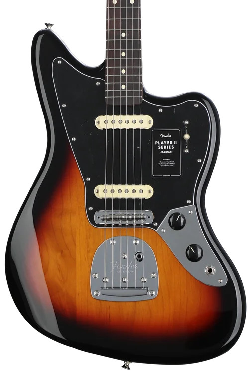 Fender Player II Jaguar Electric Guitar – 3-color Sunburst