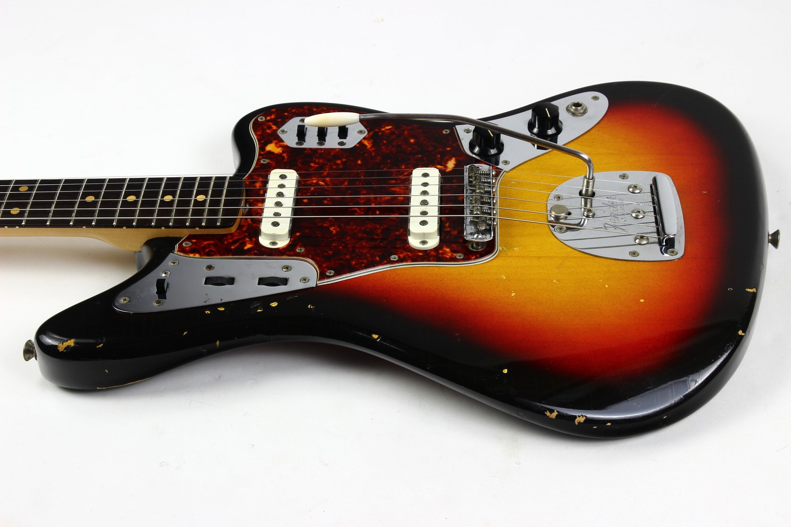 1963 Fender Jaguar Sunburst w Original Case | Pre-CBS Offset CLEAN Vintage