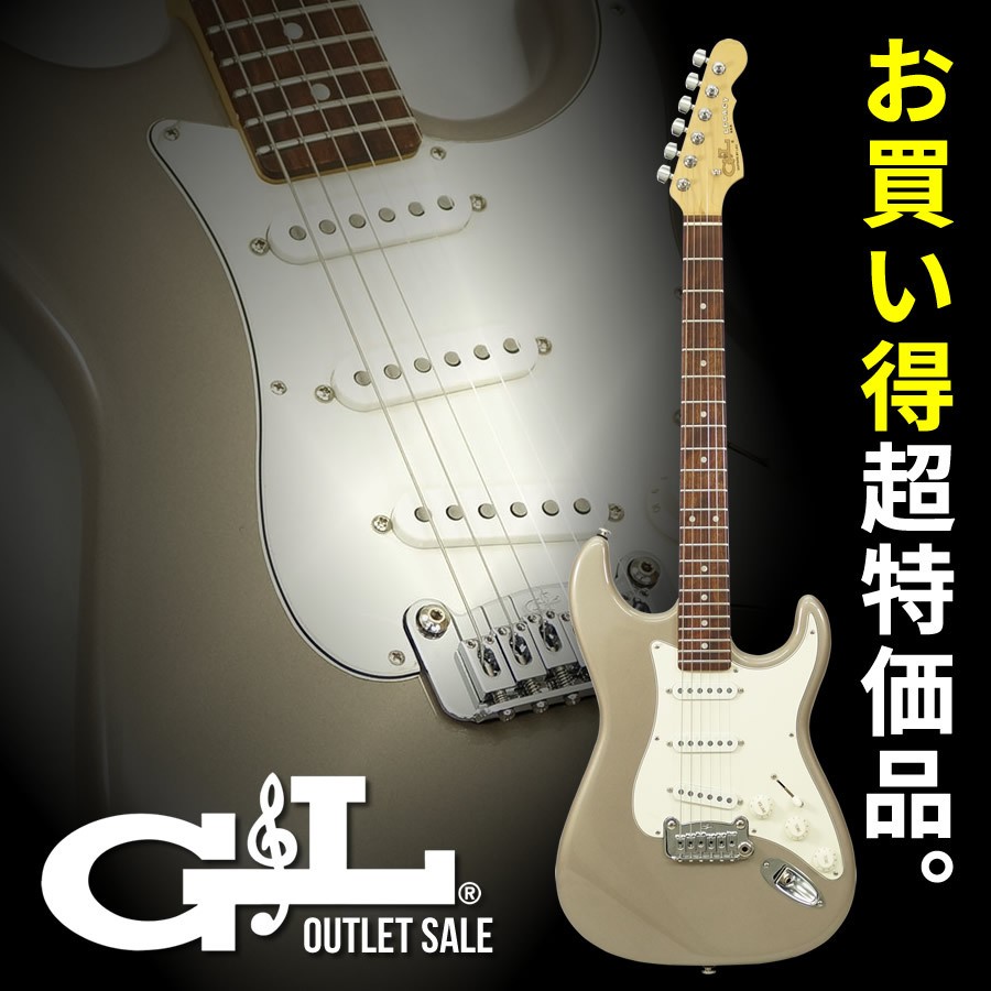 G&L Fullerton Deluxe Legacy Shoreline Gold Caribbean Rosewood Outlet Sale