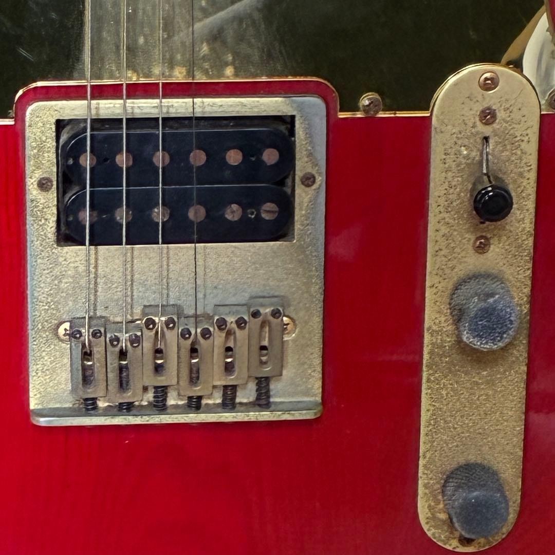 Electric Guitar Bill Lawrence BKIM-60G Kaori Model 1990 Red Gold MIJ