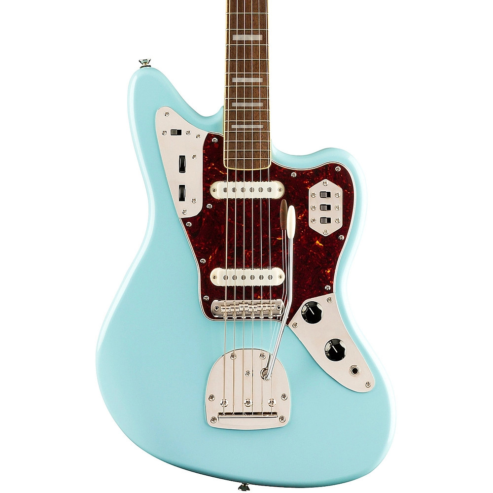 Squier Classic Vibe ’70s Jaguar Electric Guitar Daphne Blue 197881526726 RF