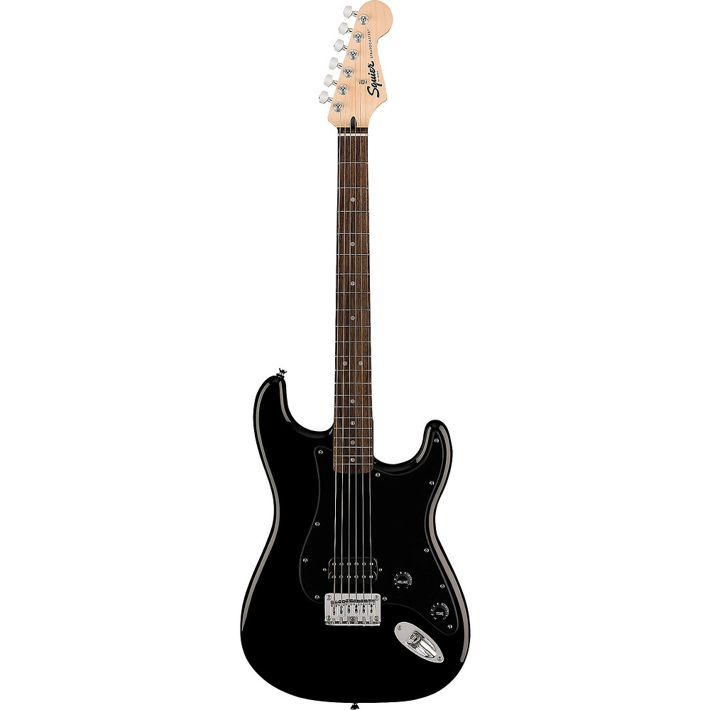 Squier Sonic Stratocaster HT H Laurel Fingerboard Electric Guitar Black