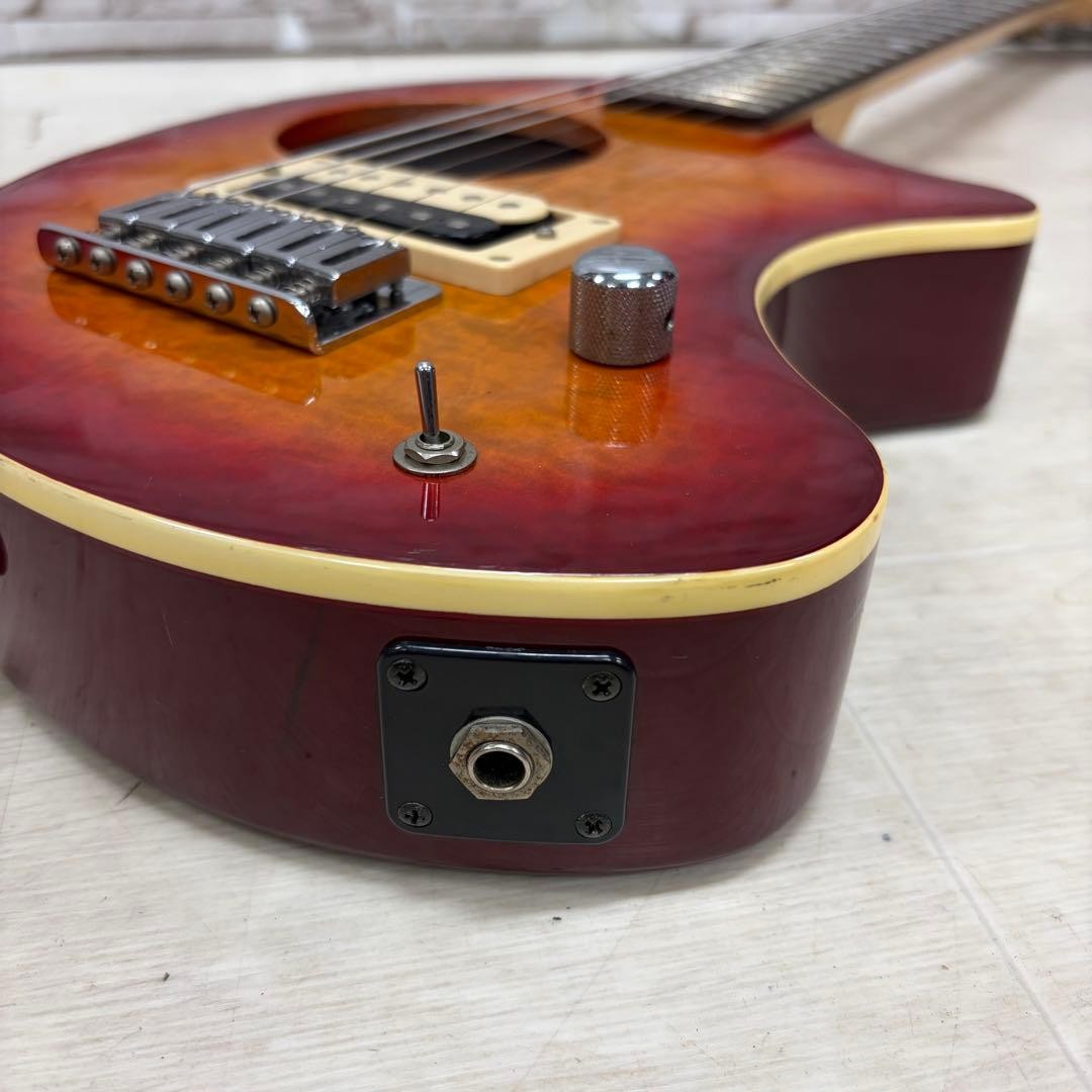 Fernandes ZO-3 Mini Guitar with Built-in Amplifier, Cherry Sunburst