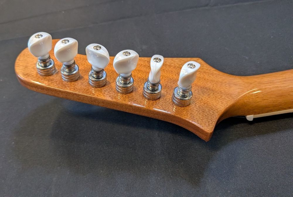 Blue Offset-Style Firebird Electric Guitar with Tremolo *