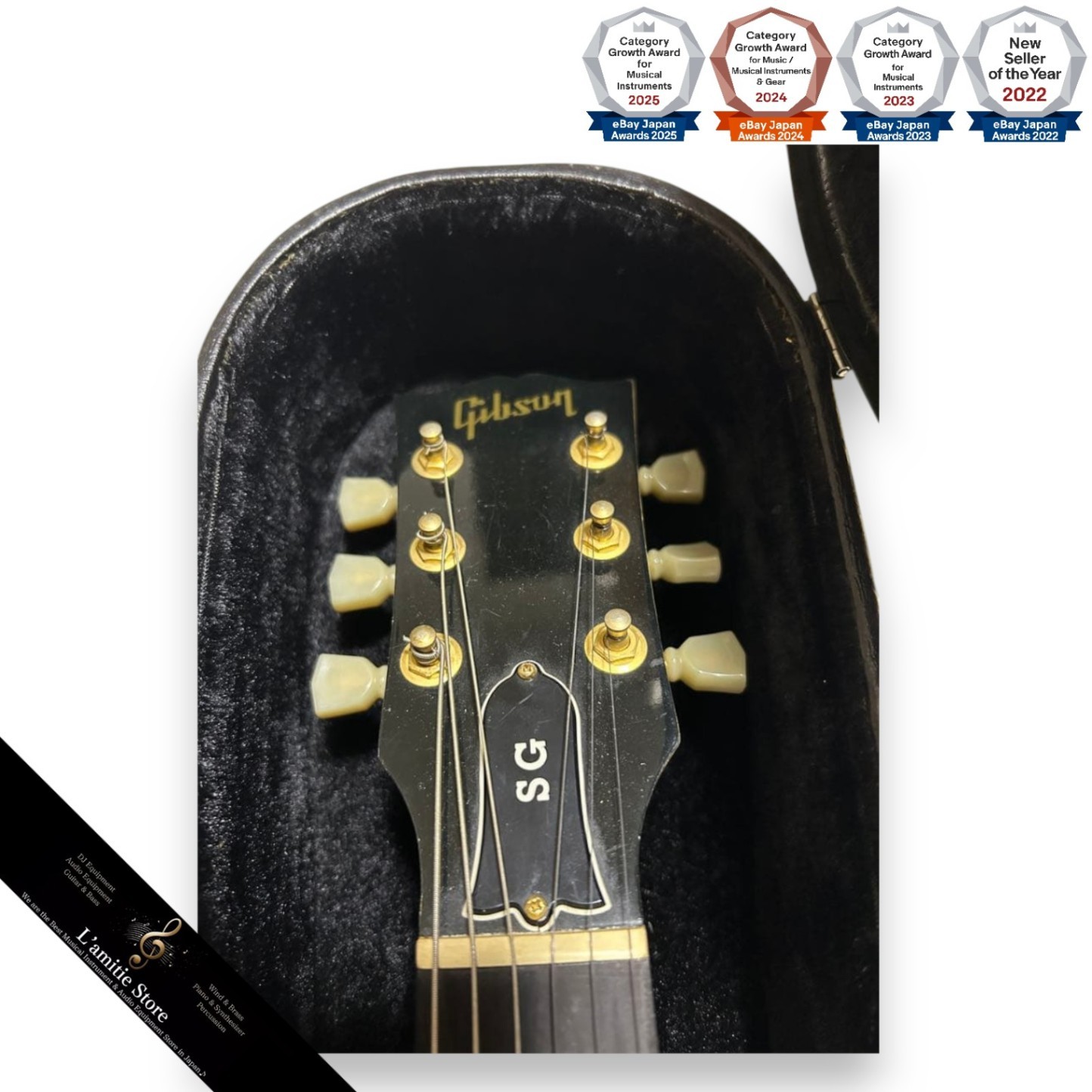 Gibson SG Electric Guitar Cream 2000 USA HamBackers Condition