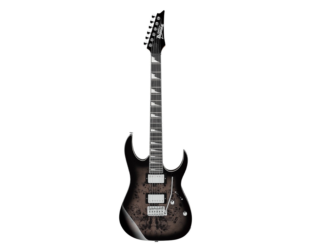Used Ibanez GRG220PA1BKB GIO RG Electric Guitar – Brown Black Burst