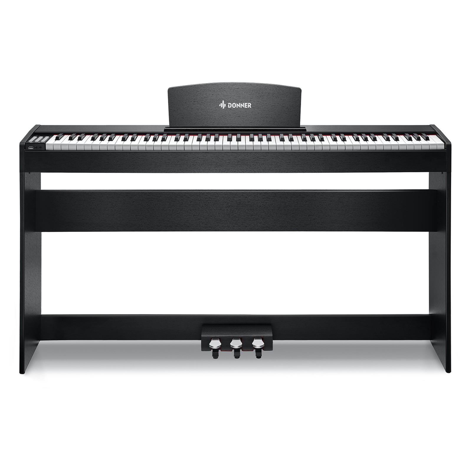 Donner DDP-50 Lite Digital Piano Keyboard Wooden 88 Weighted Key With Stand
