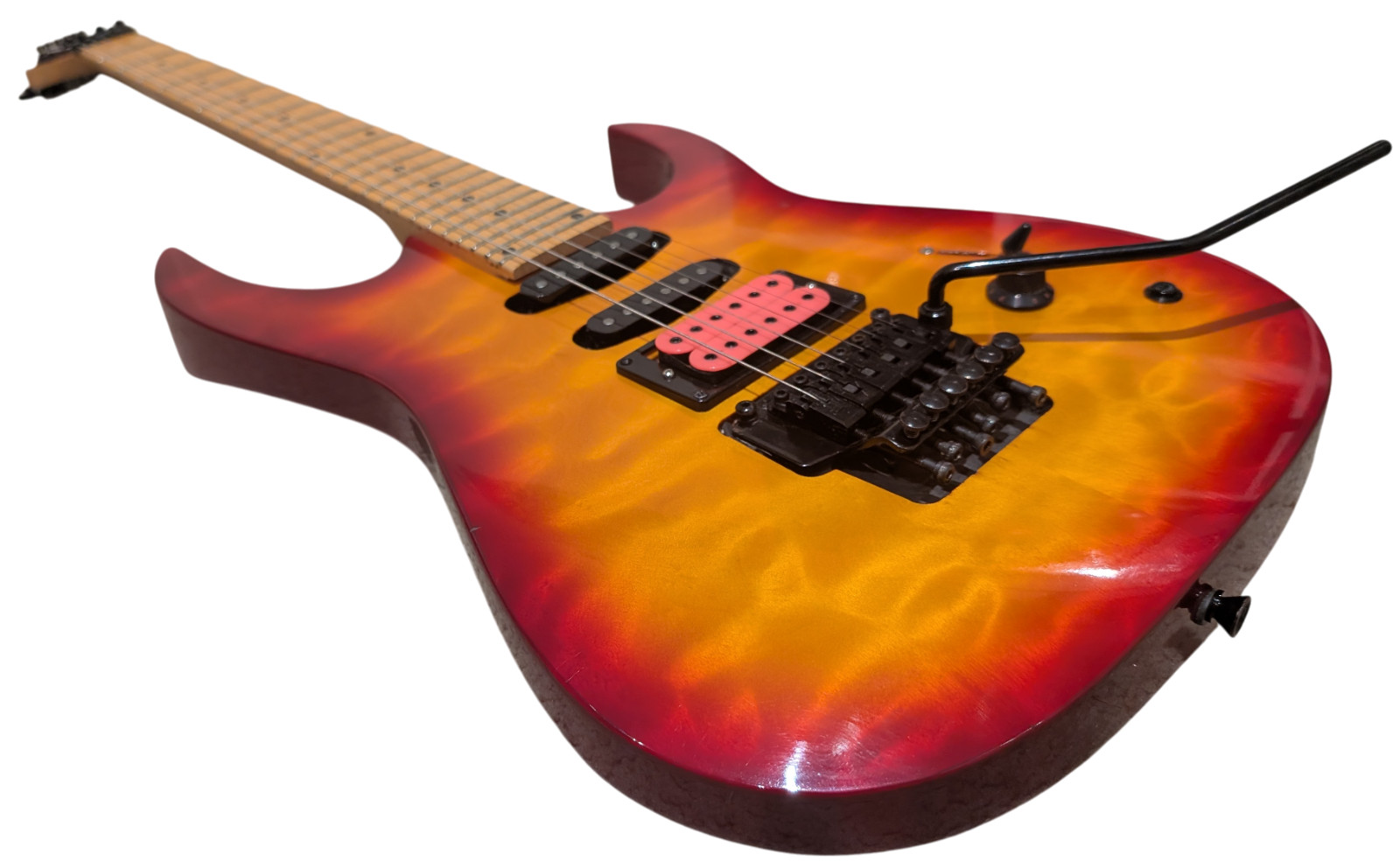 Jackson-Branded Guitar – Unknown Model | Floyd Rose | DiMarzio DP151 | Cherry