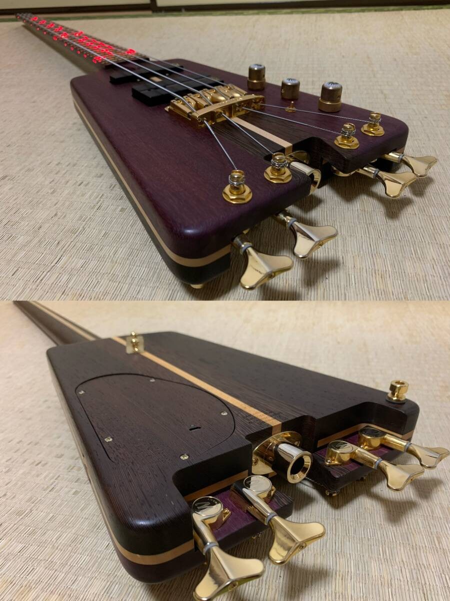 Electric Bass Guitar Warwick Custom Masterbuilt Nobby Meidel 2016 Purple Heart