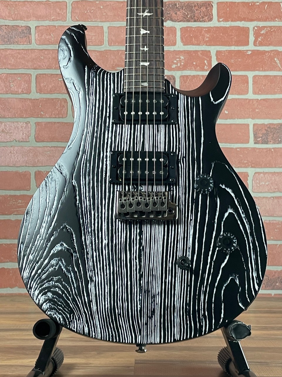 PRS SE Swamp Ash CE 24 Sandblasted Electric Guitar – Sandblasted White