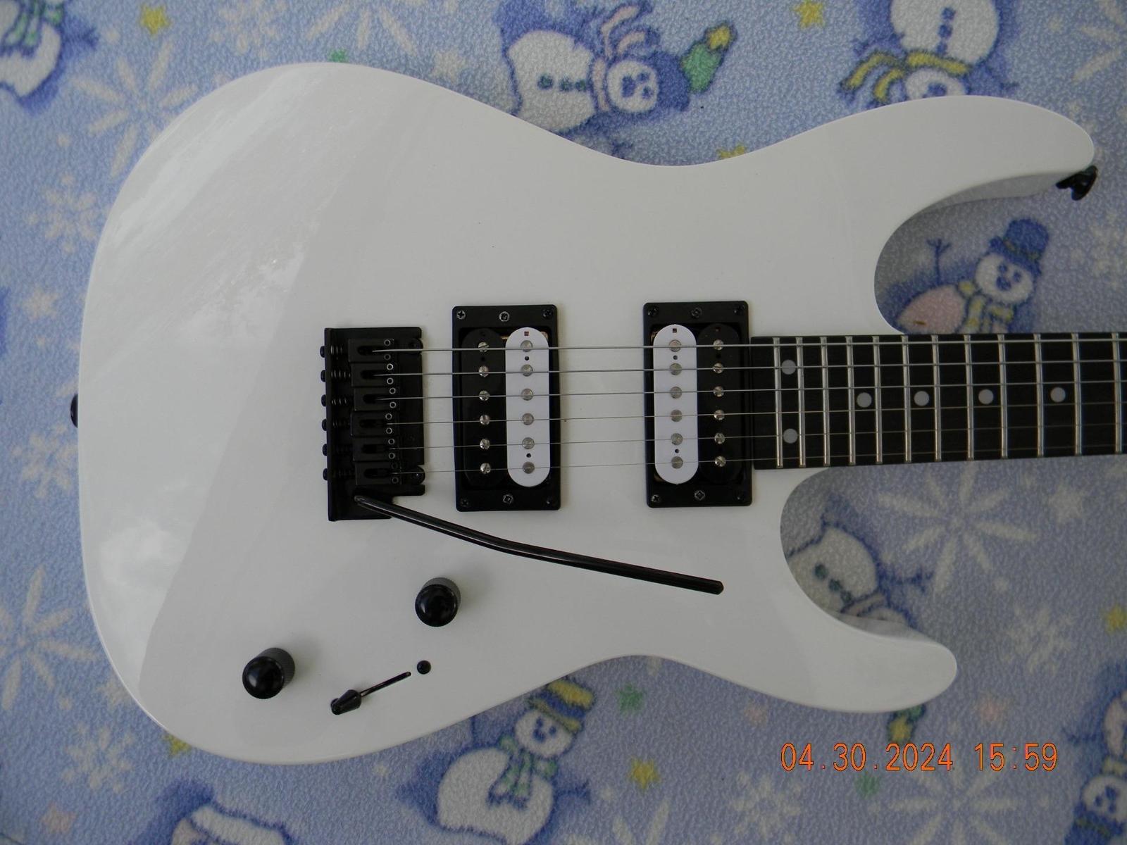 Jackson JS12,Hot Black/White Zebra Humbuckers,Coil Splitting, Black Hardware