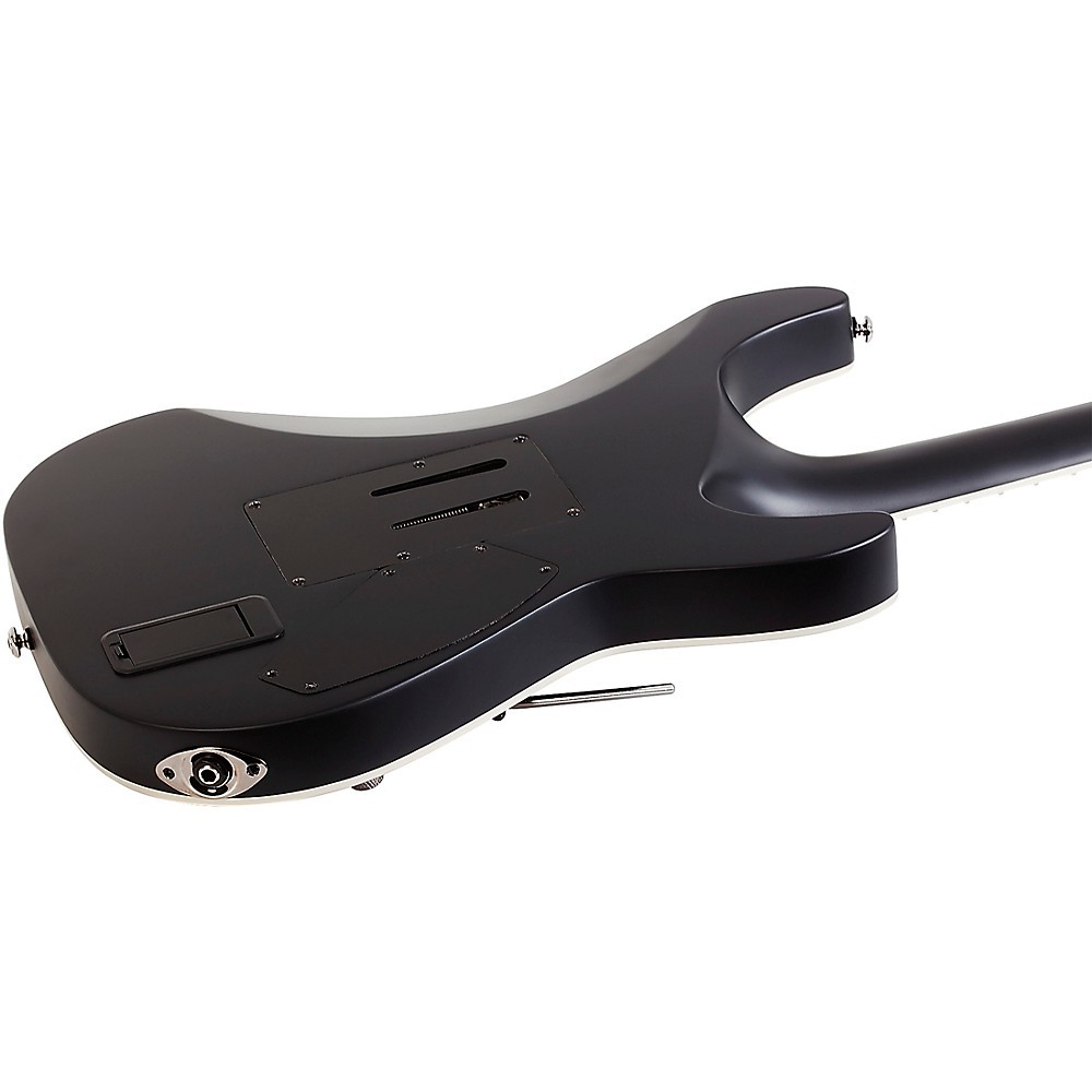 Schecter Guitar Research Ernie C C1 Left Handed Electric Guitar Black Reign