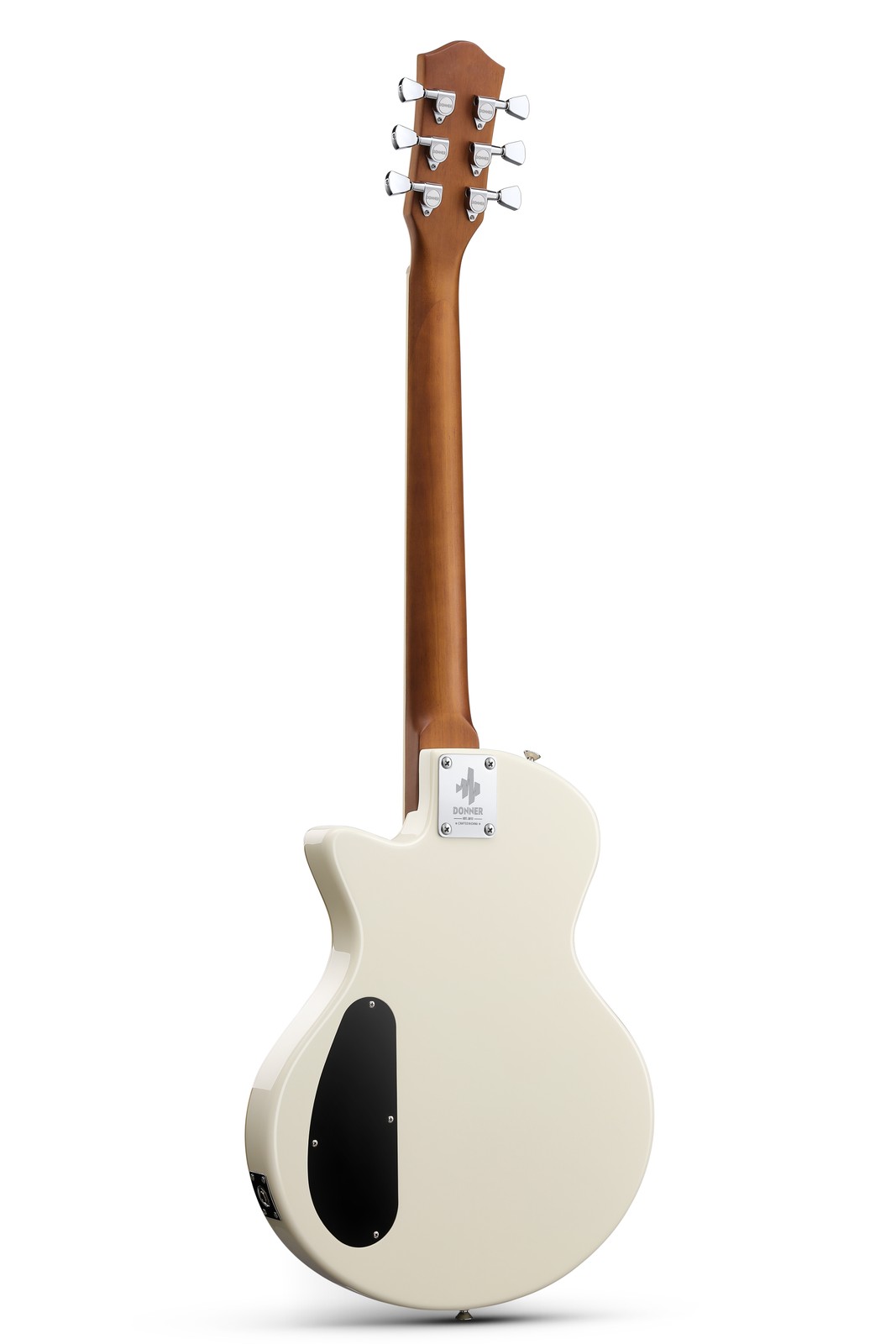 Donner DSC-128 Electric Guitar,39″ Solid Body Full Size + Bag Strap Cable White