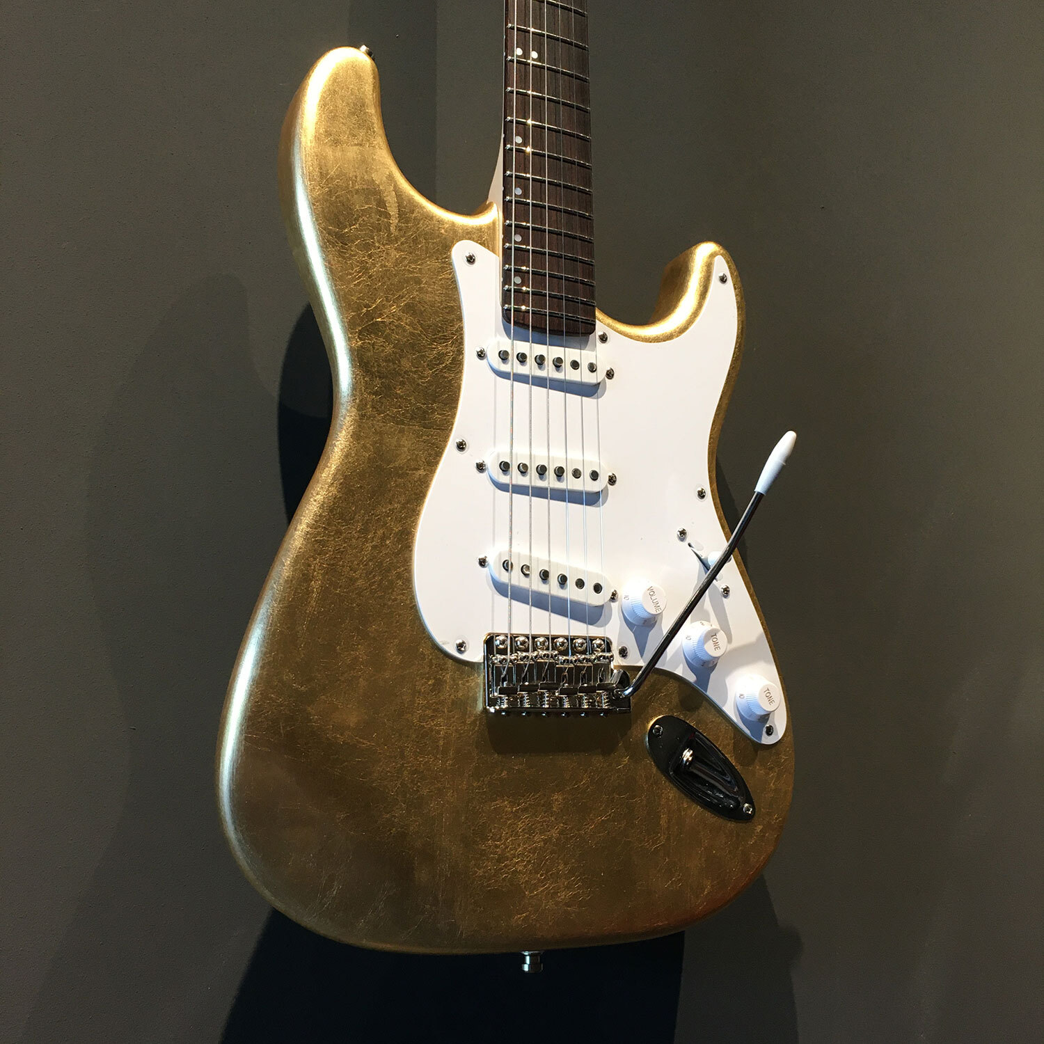FRANCHIN Mercury guitar Glossy METALLIC LEAF Alder gold S-type *MADE TO ORDER