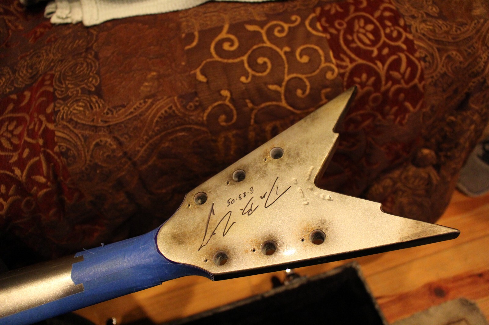 Dean USA Rust Razorback guitar from Dean’s custom shop