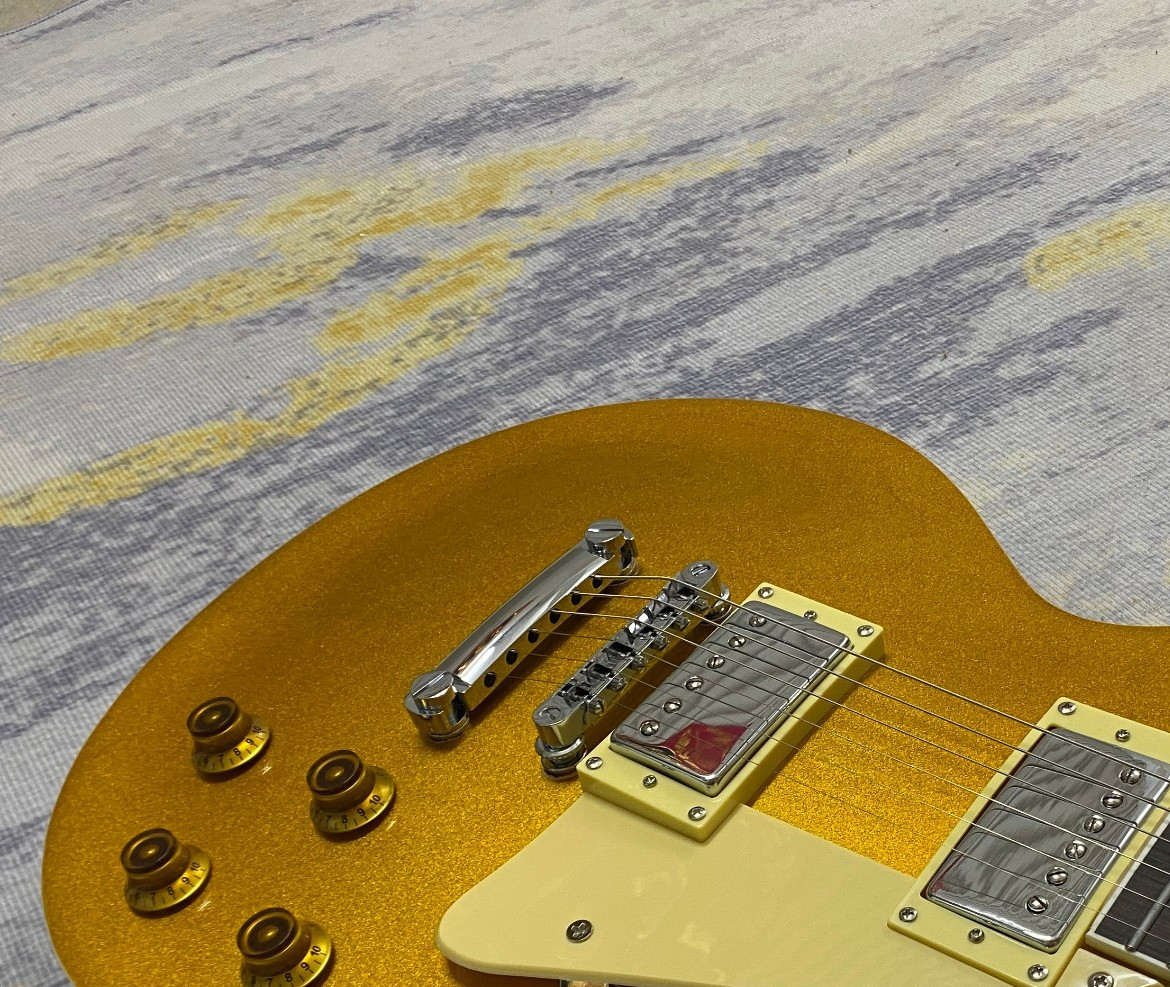Opulent Sparkle Gold Top Electric Guitar Premium mahogany body Musicians Collect