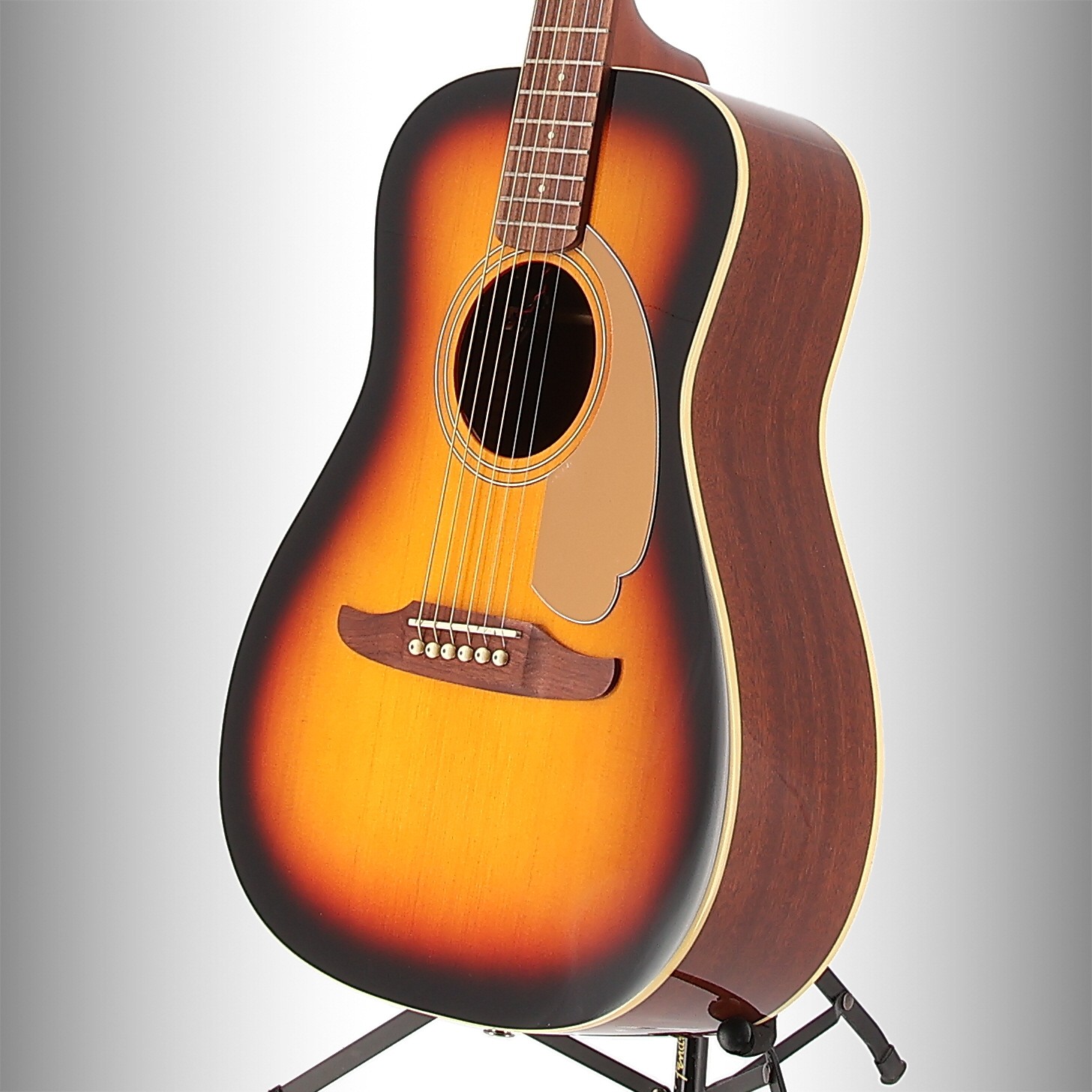 Fender Malibu Player, Walnut Fingerboard, Gold Pickguard, Sunburst (RP)