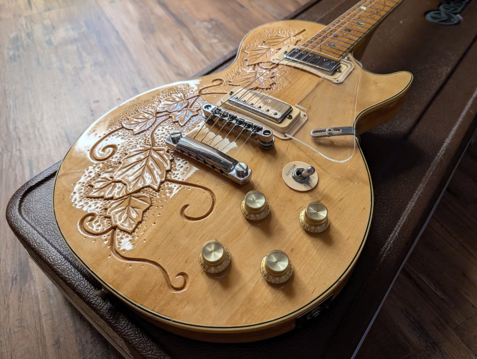 Electra 2258 Tree Of Life Set Neck Electric Guitar ?Prototype? 1970s W/OHSC